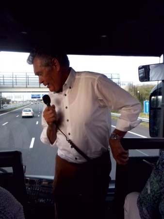 En toen gingen we weer naar huis en bedankte Ruud, de voorzitter, de chauffeur voor de goede zorgen.