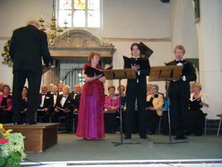 Sebastian Brouwer, tenor, met Elma en Palle